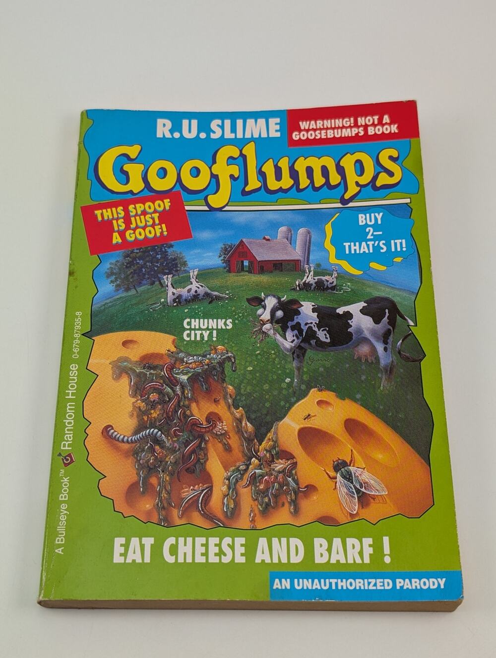 Gooflumps R.U. Slime - Eat Cheese and Barf! (#4 1/2) 1995 First Print